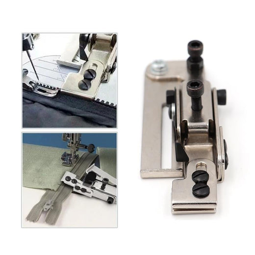 Pie de cremallera de posicionamiento de línea