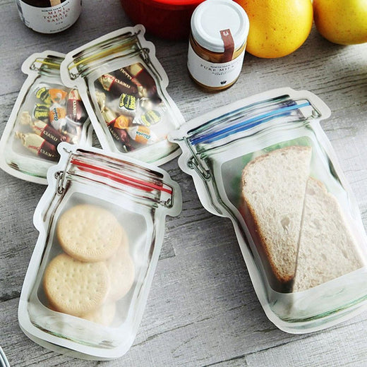 Bolsas con cremallera, juego de 5