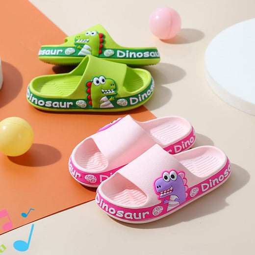 Zapatillas De Casa Para Niños Con Dibujos De Dinosaurios