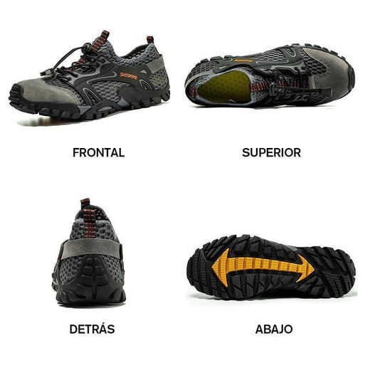 Zapatos Ligeros De Malla Transpirable Para Caminar Al Aire Libre Para Hombres