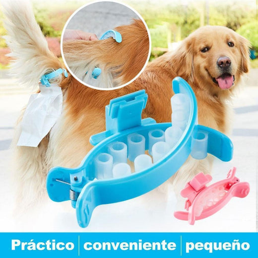 Pinza para reunir las basuras del perro