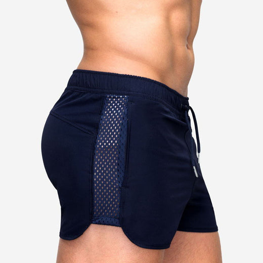 Shorts de playa de verano de malla transpirable para hombre