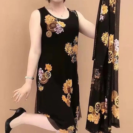 Vestido de mujer con estampado floral