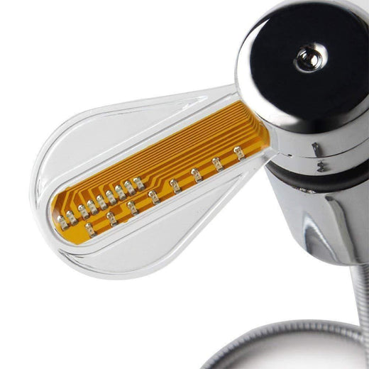 Ventilador USB, Ventilador LED programable para PC, portátil, Escritorio