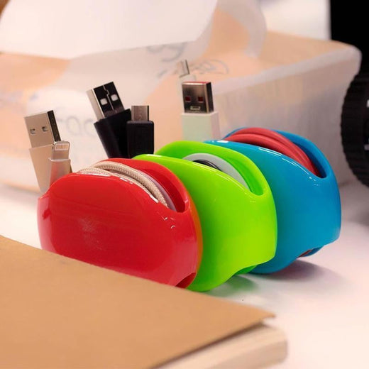 Auto-Enrollador de Cables de Auriculares