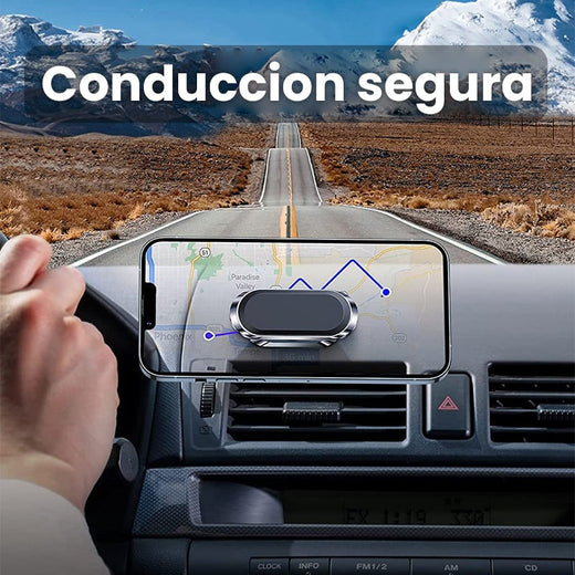 Soporte de teléfono para automóvil flexible ultra magnético