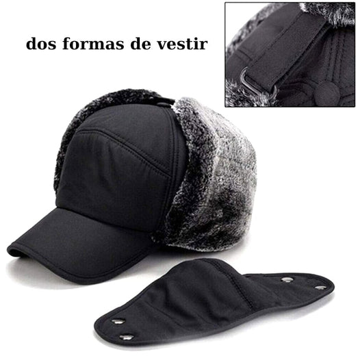 Unisex a prueba de viento y sombrero de protección y protección de la cara