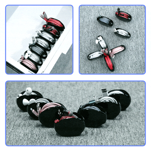 Auto-Enrollador de Cables de Auriculares