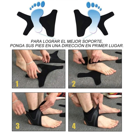 Tobillera Transpirable con Soporte Ajustable para Tobillo (Un Par)