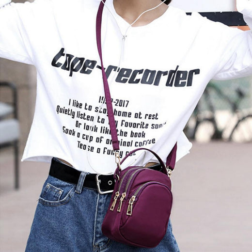 Bandolera pequeña de color para mujer