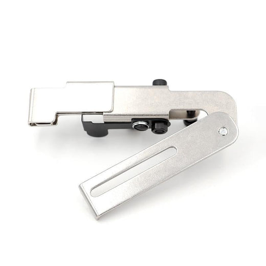 Pie de cremallera de posicionamiento de línea