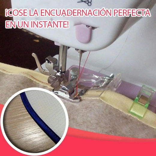 Pie prensatelas de sesgo ajustable