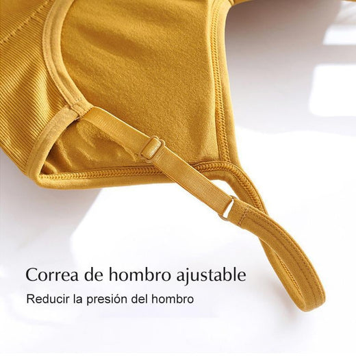 Top corta básica Sujetador deportivo para mujer