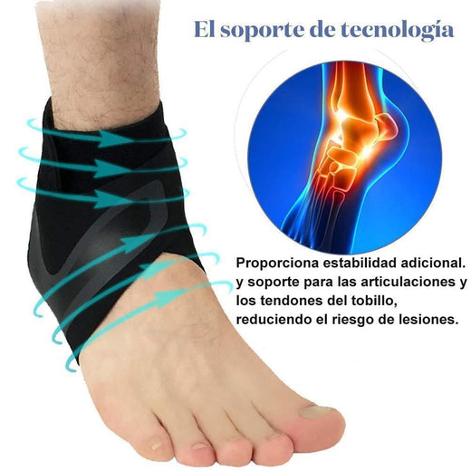 Tobillera Transpirable con Soporte Ajustable para Tobillo (Un Par)