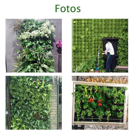 Bolsa colgante vertical para plantas