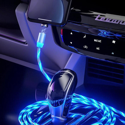 3 EN 1 LED CABLE DE CARGA USB MAGNETICO