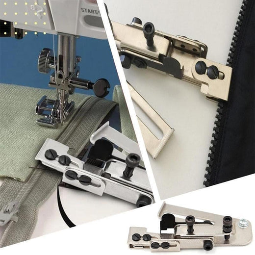 Pie de cremallera de posicionamiento de línea