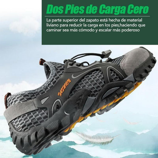 Zapatos Ligeros De Malla Transpirable Para Caminar Al Aire Libre Para Hombres