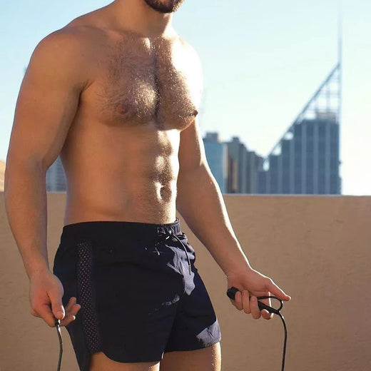 Shorts de playa de verano de malla transpirable para hombre