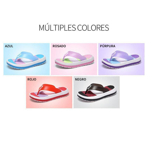 Arcoiris Flip-Flops Sandalias para verano