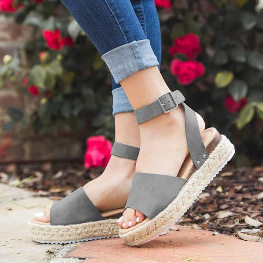 Sandalias con tira de plataforma