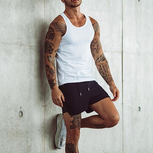 Shorts de playa de verano de malla transpirable para hombre