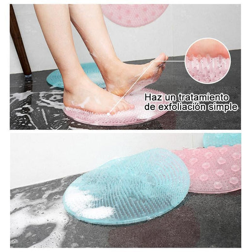 Alfombra de baño de masaje perezoso