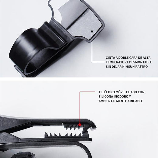 Soporte con clip de Teléfono para Coche