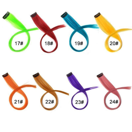 Clip de color en extensiones de cabello