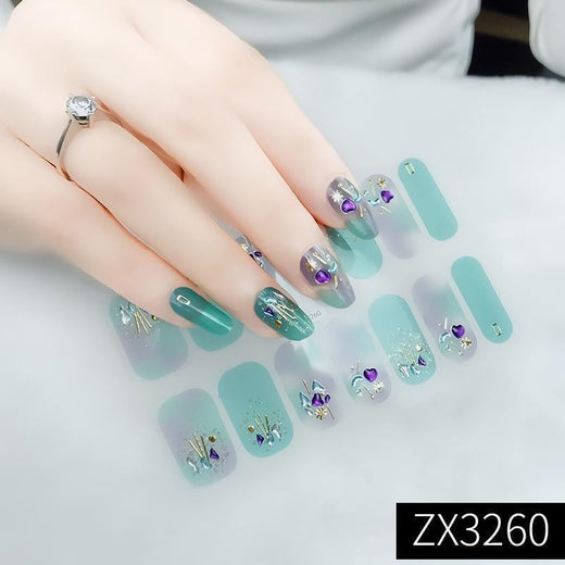 3D Etiqueta de uñas de manicura DIY a prueba de agua