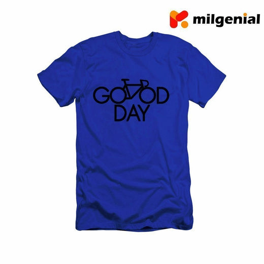100% Algodón Camiseta Estampada de Personalidad- Good Day (Un Buen Día)