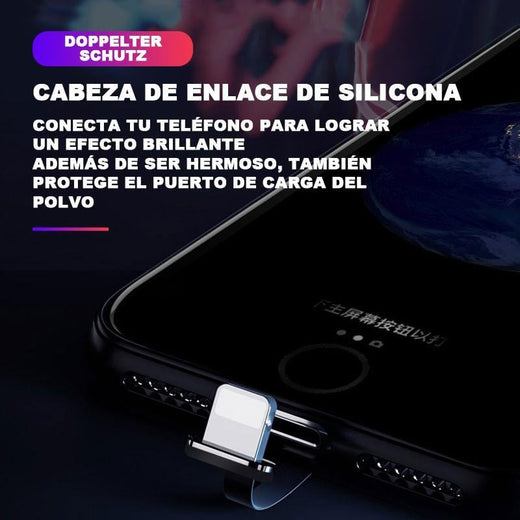 Brillante LED Llamada Flash carcasa de móvil