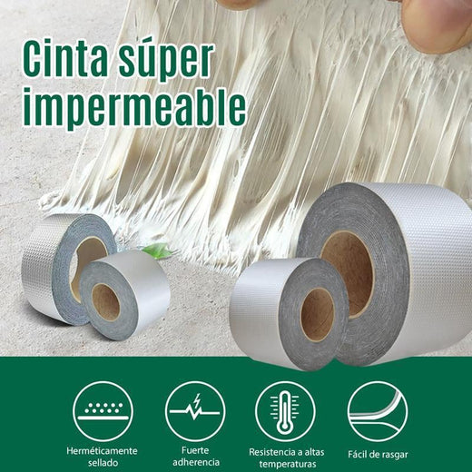 Cinta súper impermeable, caucho butílico(5 m)