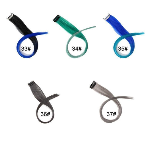 Clip de color en extensiones de cabello