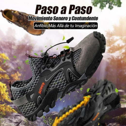 Zapatos Ligeros De Malla Transpirable Para Caminar Al Aire Libre Para Hombres