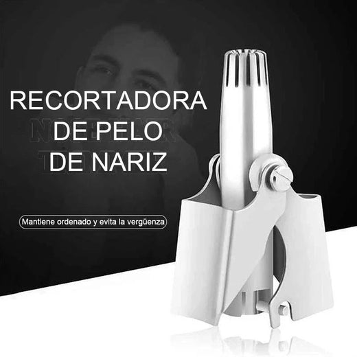 Recortadora manual de pelo de nariz de acero inoxidable