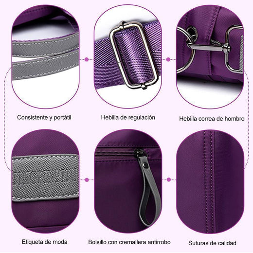 Bolso Bandolera Portátil De Viaje Para Mujeres