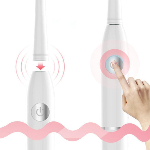 5 Modos Cepillo Dental Eléctrico de Vibración Acústica,con 3 capezas para cambiar
