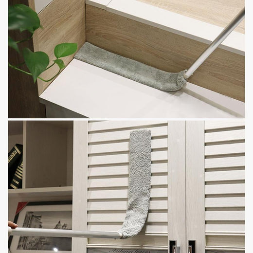 Cepillo para polvo de brecha mango largo