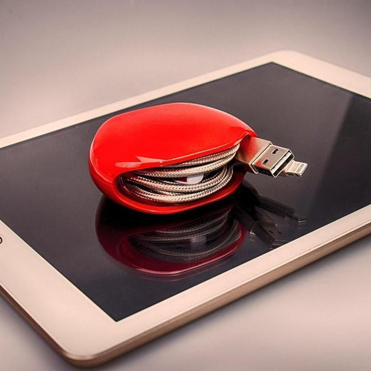 Auto-Enrollador de Cables de Auriculares