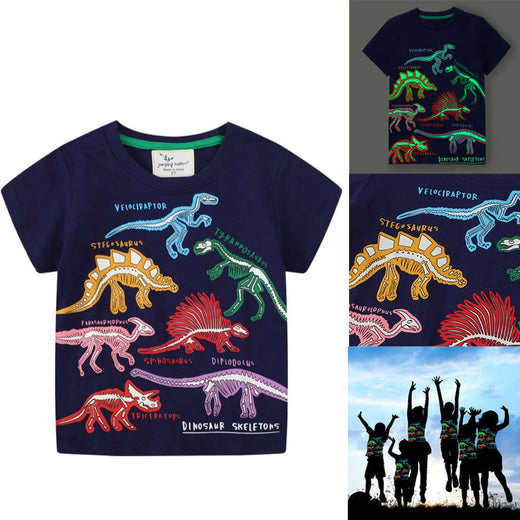 Camiseta Dinosaurio Luminoso