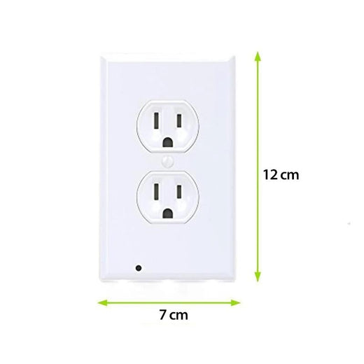 Placa de pared de salida Hirundo con luces de noche LED