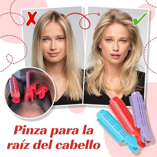 Pinza para dar volumen a la raíz del cabello