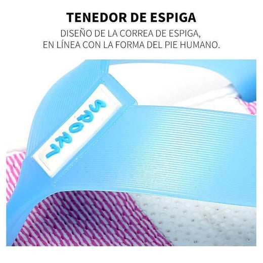 Arcoiris Flip-Flops Sandalias para verano