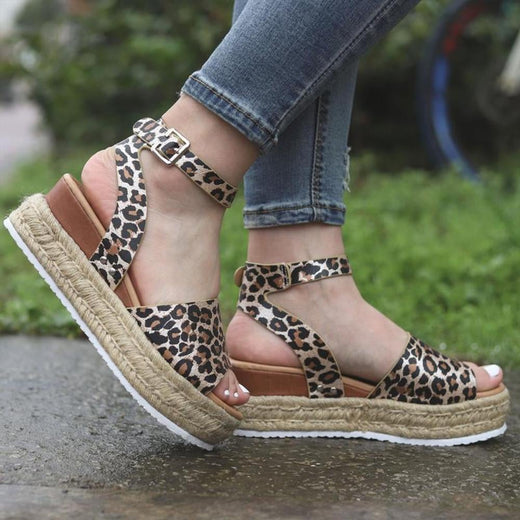 Sandalias con tira de plataforma