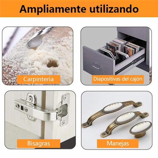 Posicionamiento del abridor de agujeros