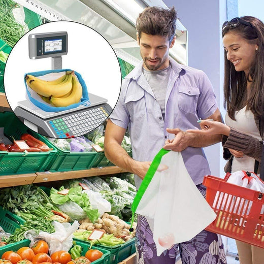 Bolsa portátil ecológico y reutilizable, 12 Piezas.