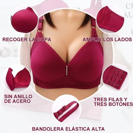 Sujetador sin aros Comfort de talla grande