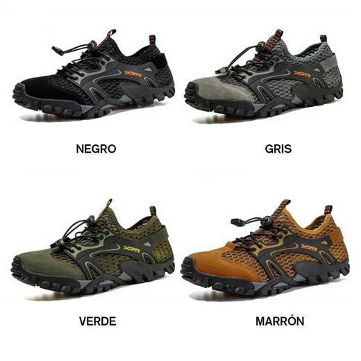 Zapatos Ligeros De Malla Transpirable Para Caminar Al Aire Libre Para Hombres