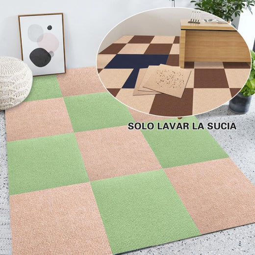 Alfombra repetida sin pegamento, se puede ser empalmado y recortado